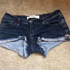 Abercrombie and Fitch size 26/2 jean cutoff shorts
